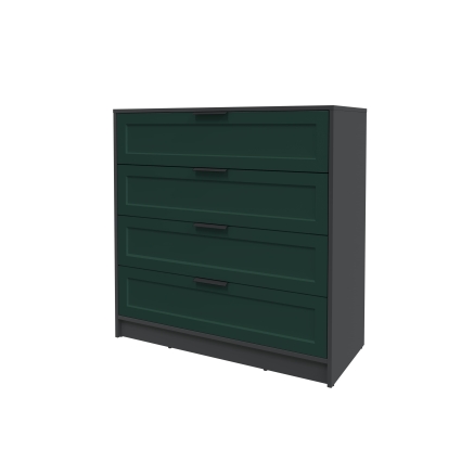 Kомод Тренд КТ-К100 (Антрацит ЛДСП/ Изумруд ЛМДФ) Ш1000 В1020 Г451 Kомод Тренд КТ-К100 (Антрацит ЛДСП/ Изумруд ЛМДФ) Ш1000 В1020 Г451